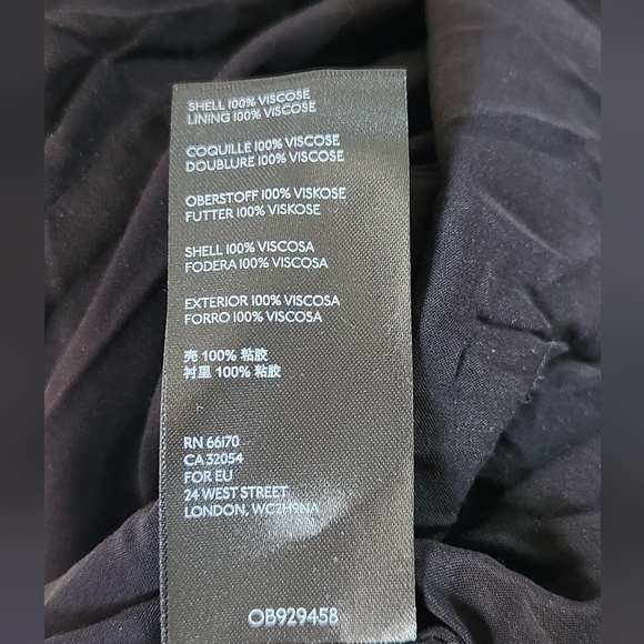 Anthropologie Maeve Vivienne Maxi Dress, Black and White, Size US 6 - Picture 7 of 8